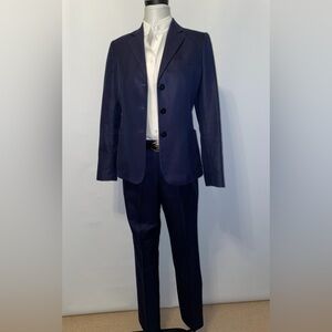 Lauren Ralph Lauren Navy Blue Women's Blazer & Pants Suit